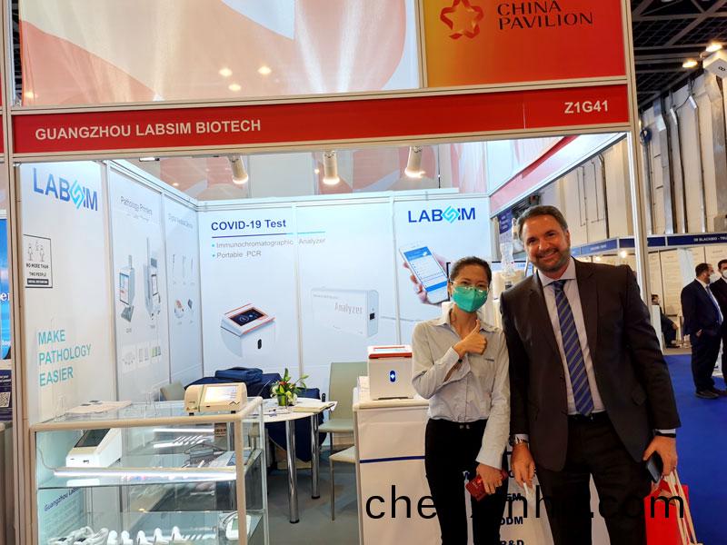 【展(zhan)會(hui)迴顧(gu)】藍(lan)勃(bo)生物精(jing)綵(cai)亮(liang)相(xiang)2022 MEDLAB Middle East